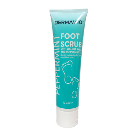 Derma V10 Peppermint Foot Scrub Exfoliates for softer & smoother Skin 100ml Derma V10 foot galaxy hand foot other foot skin