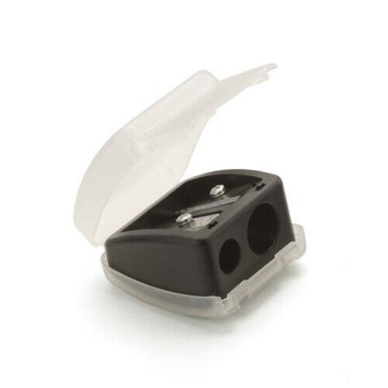Stargazer DUO cosmetic pencil SHARPENER with COVER LID Health & Beauty:Make-Up:Make-Up Tools & Accessories:Sharpeners galaxy makeup tools