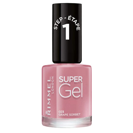 Rimmel Super Gel Nail Polish no UV light needed Grape Sorbet 023 - pale violet Health & Beauty:Nail Care, Manicure & Pedicure:Nail Polish & Powders:Nail Polish galaxy nail polish nails polish