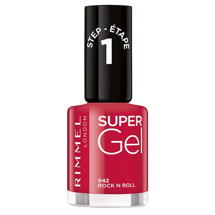 Rimmel Super Gel Nail Polish no UV light needed Rock N Roll 042 - deep crimson Health & Beauty:Nail Care, Manicure & Pedicure:Nail Polish & Powders:Nail Polish galaxy nail polish nails polish