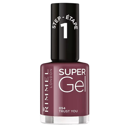 Rimmel Super Gel Nail Polish no UV light needed Trust You 054 - purple Health & Beauty:Nail Care, Manicure & Pedicure:Nail Polish & Powders:Nail Polish galaxy nail polish nails polish