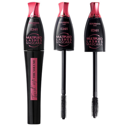 Bourjois Twist Up The Volume 24HR Mascara 23 Black 8ml 2-in-1 Brush Eyes makeup mascara