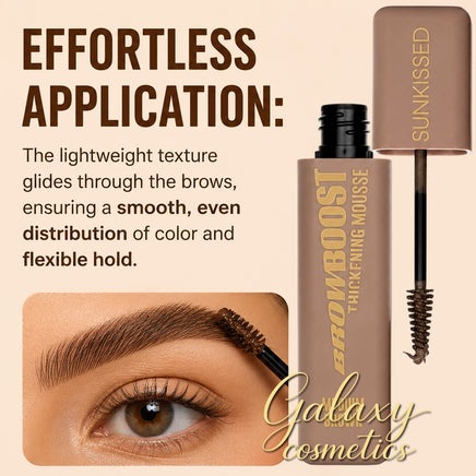 Sunkissed Brow Boost Thickening Mousse Defining Gel for Fuller-looking Brows brows Eyes Face makeup