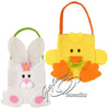 Easter Felt Bag Kids Egg Treasure Hunt Party Treats Filler Easter seasonal tiny