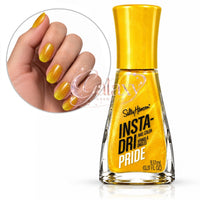 SALLY HANSEN Insta-Dri Quick Drying Nail Polish 9.17ml 760 Bee Proud - yellow shimmer makeup Nails