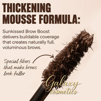 Sunkissed Brow Boost Thickening Mousse Defining Gel for Fuller-looking Brows brows Eyes Face makeup