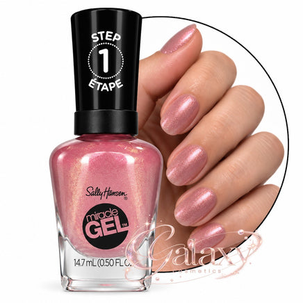 Sally Hansen Miracle Gel Nail Polish 14.7ml 241 Home Sweet Home - rose gold makeup Nails
