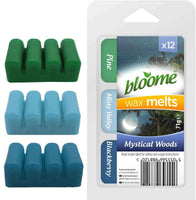 Bloome Triple Fragrance Wax Melts Air Freshening For Oil Burners, 12 in pack Mystical Woods candles galaxy