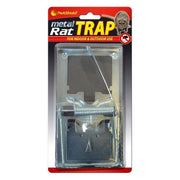 PestShield Large Rat Trap, Heavy Duty Galvanised Metal, Indoor or Outdoor Use home tiny