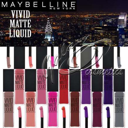 Maybelline Vivid Matte Lipstick Liquid Lip Colour Lips makeup