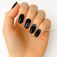Glossy Black Nail Polish #25 Jet Black