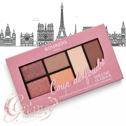 BOURJOIS Volume Glamour Coup de Foudre Eyeshadow Palette - 03 Cute Look Default Title Eyes eyeshadow makeup