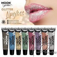 Holographic Glitter Lipgloss by Moon Creations fancy glitter Lips makeup