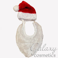 Christmas Pet Hat and Beard 2 Piece Gift Set Dog Puppy Cat Kitten Xmas Costume Christmas seasonal