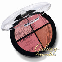 MEGA BLUSH Compact Quad Blusher Palette