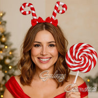 Candy Cane Christmas Headband