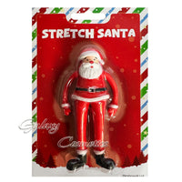 Stretchy SANTA Fun Christmas Stocking Filler Secret Santa Gift Xmas Eve Toy 12cm Christmas seasonal