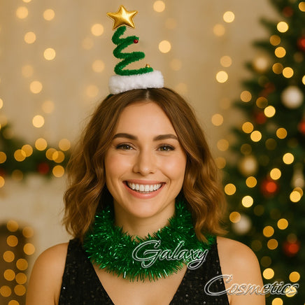 Springy Christmas Tree Headband Default Title Christmas fancy fancy dress seasonal