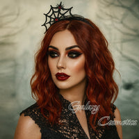 Black Spider Web & Spider Headband