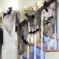 Spooky Bat Gauze Haunted House Decoration