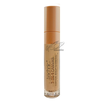 Technic 3 in 1 Canvas Concealer Honey Face foundation makeup