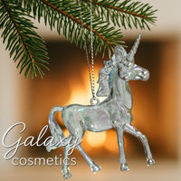 Elegant Crystal Acrylic Christmas Tree Hanging Ornaments Decoration Baubles Unicorn - 13cm Christmas seasonal
