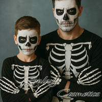 Halloween Skeleton Gloves: Children & Adult