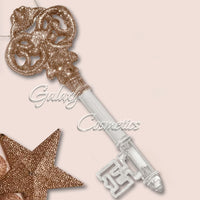 Set of 2 Santa Key Christmas Hanging Ornaments