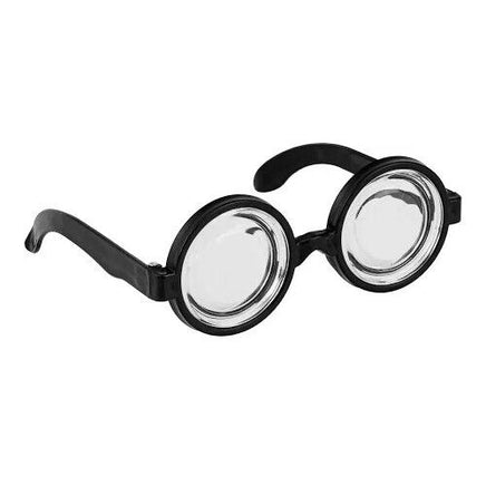 Prankster Nerd Geek Glasses with Thick Lenses Silly Party Fun Fancy Dress party tiny
