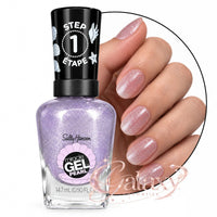 Sally Hansen Miracle Gel Nail Polish 14.7ml 908 Pearl-ple - lilac shimmer makeup Nails