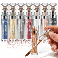 Saffron Liquid Eyeshadow Shimmer Glow, Long Lasting, Non Sticky Eyes eyeshadow makeup
