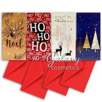 4x 3D Christmas Money Wallet / Gift Card / Voucher / Cash HAND CRAFTED Envelopes Contemporary Design Christmas seasonal