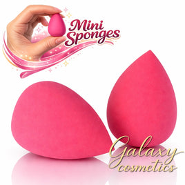 Technic MINI Makeup Teardrop Blending Sponges Foundation Concealer Applicator x2