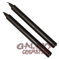 Black Tapered Bleeding Candles Black to Red 2 Pack