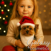 Christmas Pet Hat and Beard 2 Piece Gift Set Dog Puppy Cat Kitten Xmas Costume Christmas seasonal