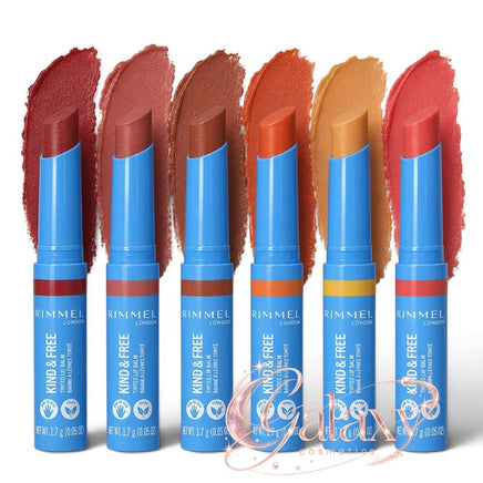 RIMMEL Kind & Free Tinted Lip Balm Hydrating and Glossy Lips makeup