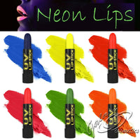 Stargazer Bright NEON Lipstick UV reactive