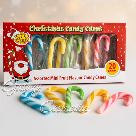 Mini Fruit Flavour Candy Canes 20 Pack – Individually Wrapped Christmas Treats Default Title Christmas seasonal