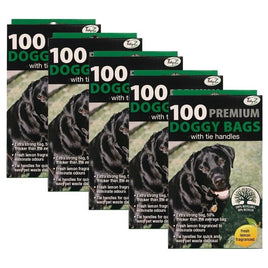 500 TidyZ Dog Poo Bags, Recyclable, Extra Thick & Strong, Tie handles, Scented pets Pets Shop tiny