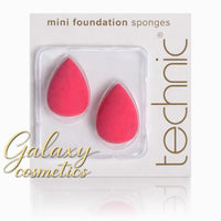 Technic MINI Makeup Teardrop Blending Sponges Foundation Concealer Applicator x2