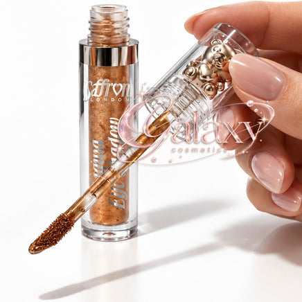 Saffron Liquid Eyeshadow Shimmer Glow, Long Lasting, Non Sticky Eyes eyeshadow makeup