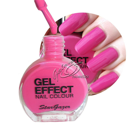 Gel Effect Extra Glossy Nail Polish Cute - hot pink makeup Nails