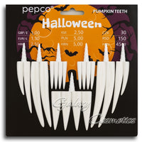 Halloween Pumpkin Teeth Reusable Screw Spooky Fangs Kids Carving Decorating Kit