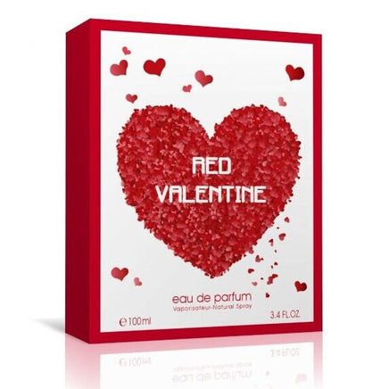 Red Valentine Ladies Eau de Parfum by Fine Perfumery, EDP 100ml gift hearts her seasonal tiny