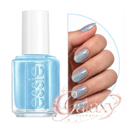 Essie Nail Polish Salon quality formula, 13.5ml 941 Temperature Check - icy blue glitter Makeup NAILS