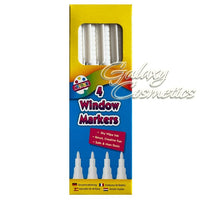 4x Artbox Window Markers Liquid Chalk Pens WHITE Christmas seasonal
