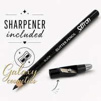 Saffron Glitter Eyeliner Pencil Soft Sparkle Makeup Eye Lip Pencil & Sharpener
