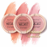 Cream Blusher Compact Natural Dewy Glow Finish
