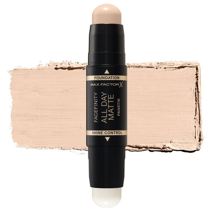 Max Factor Facefinity All Day Foundation & Shine Control Primer Fair Porcelain 10 Face foundation makeup