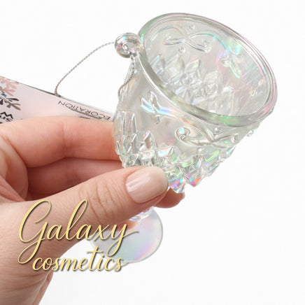 Elegant Crystal Acrylic Christmas Tree Hanging Ornaments Decoration Baubles Christmas seasonal